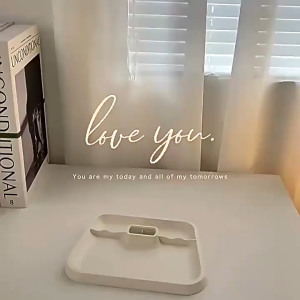 [SG Ready Stock] Foldable LED Makeup Mirror Desktop Make Up Beauty Dimmable 3 Tone Led Light Rechargeable Dresser Mirror 化妆镜 镜子