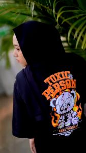 TRIAD Tshirt Toxic Person - Kaos Graphic Streetwear Hologram Rainbow - Baju Cotton Combed 30s A4277