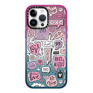 《KIKI》CASE.TIFY cotton candy Phone case for iphone 14 14pro 14promax 13 13pro 13promax Cute Fashion Graffiti letter doodle Shock-proof air cushion phone case simple style 12 12pro 12promax 11 2023 New Design HD transparent Phone case ins popular