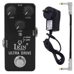 IRIN | IRIN RS-02 Guitar Pedal Ultra Drive Effect Pedal True Bypass Single Guitar Effect Pedal Electric Guitar Accessories & Parts