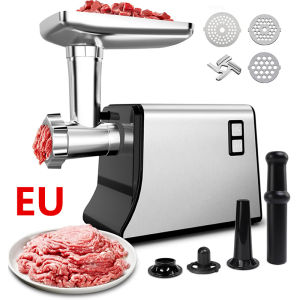 LMETJMA Electric Meat Grinder Sausage Stuffer Maker Heavy Duty Meat Mincer with Stainless Steel Cutting Blade Kubbe Kit JT365