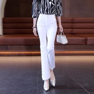 Shalldoer | Summer Slim High Waist Stylish and Comfortable Pants 3/4 Length