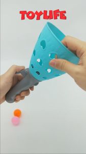 Cốc bắn bóng cầm tay cho trẻ em đồ chơi thể thao tương tác vận động TOYLIFE