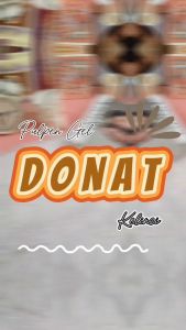 Pulpen Gel Donat Kelinci Super CUTE Lucu