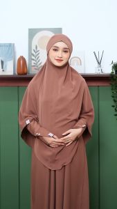 IMAZAN Abaya Gomar Gamis Wanita Umroh Haji Hijab Bergo Syari Khimar Bandana Safwa Series