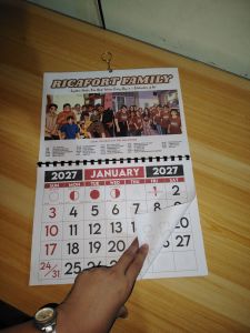 Personalized A3 Calendar 2027 / Fold Syle / Customized / Giveaways