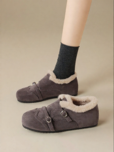 Josiny | Fleece Lined Buckle Snow Boots
