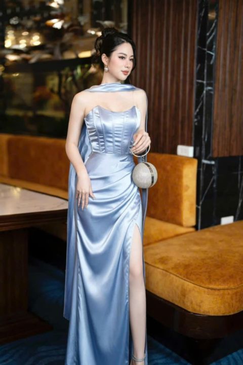 red low cut dress Simple A-line V Neckline Side Slit Long Prom with Sweep Train, MP350 coldweatheredit Dress To Impress Winter Size:2XL | 12 US | 16 AUS/UK 33 inch) waist 64