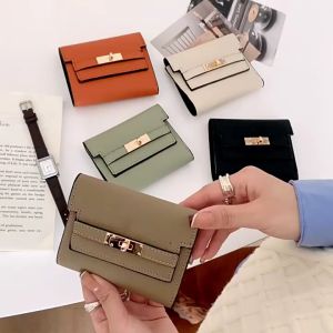High-end PU Wallet: A Simple Korean Style Tri-fold Wallet C231-13