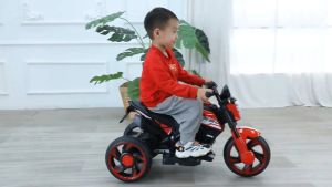 Rechargeable Children's Electric Motorcycles with Music for Kids - Ride-On Toy Tricycle and Electric Car for Kids