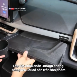 [VF3] Khay đựng đồ đa năng 4 trong 1 cho xe Vinfast VF3 B-Factory Dán trực tiếp bằng keo chuyên dụng 3M