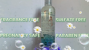 Pure Organic Sulfate Free Fragrance Free Hair Thickening Hair Growth Shampoo Pregnant Safe