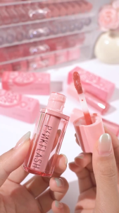 PINKFLASH (PF-L21) Transferproof Bubble Glowy Tint Lips liptint Bubble Long-lasting Smooth and Fresh 5 Shades