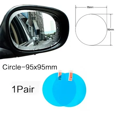 Car Sticker Rainproof Film for Car Rearview Mirror Car Rearview Mirror Rain Film Clear Sight In Rainy Days Car Film Membrane
