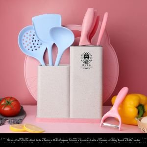 2-in-1 Baby Food Chopping Board and Knife Set