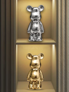 Large Size Viral Bear Money Box Childrens Savings Canister No Outgoing Change Only Ingoing Trendy Gift Ceramic Material