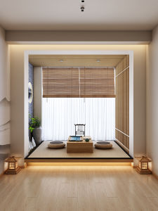 Rustic Solid Wood Tatami Low Bed Song Style Balcony Window Seat Extra Large Double Bed for Apartment Loft Vacation Home