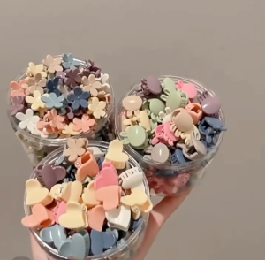 JR - 20PCS- JEPIT RAMBUT ANAK KOREA MINI LUCU / JEPIT RAMBUT KUTU / JEPIT RAMBUT MINI / JEPITAN ANAK