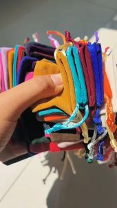 gift ถุงผ้า ถุงผ้าหูรูด ผ้ากำมะหยี่ ใส่ของชำร่วย เครื่องประดับ พร้อมส่งในไทย พร้อมส่ง