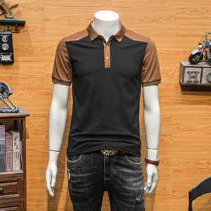 Áo Thun Nam Cổ Polo Tay Ngắn Màu Khối Thời Trang Mùa Hè 2025 Dáng Ôm Vừa Vặn Thiết Kế Hợp Thời Trang Đa Năng