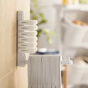 Dear Home ที่แขวนเก็บไม้แขวนเสื้อ ไม่เจาะ ที่แขวน ที่เก็บไม้แขวนตัวหนีบ ที่แขวนไม้แขวน