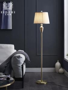 Led Stand Light Standing Lamp Nordic Standing Lamp Bedroom Floor Lamp Living Room Antiqued Bronze Simple Modern Bedside Floor Type 落地灯