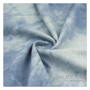 Trendy Tie-Dye Denim Fabric Classic Washed Thick Denim Pants Coat Denim Fabric Sofa Cover Denim