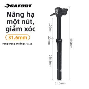 Ống Ghế Điều Chỉnh Chiều Cao Một chạm Hấp thụ Sốc