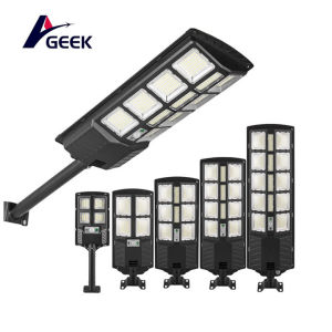 GEEK Solar light Solar street light 5000W IP67 outdoor waterproof solar outdoor light High power intelligent light control and motion sensor