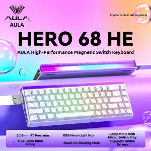 Aula | Gradient Side-Engraved Magnetic Switch Gaming Keyboard Wired