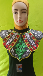 Renda Bordir Motif Penutup/Hiasan Dada Khas Gayo Aceh