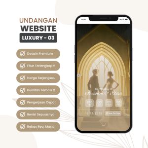 Undangan Digital Website Pernikahan Tema Luxury 03 Undangan Web