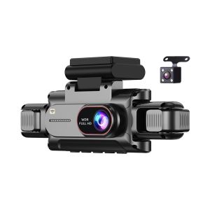 3/4 Channel WiFi Dash Cam 4-Way Simultaneous Recording APP Remote View Parking Surveillance Full Vehicle Coverage