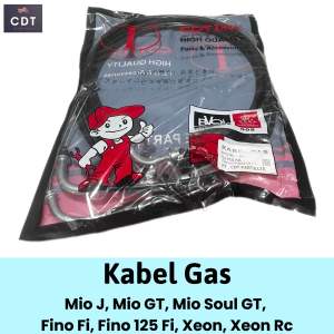 Kabel- Tali- Kawat Gas CDT Mio J & Mio Soul GT & Fino Fi & Fino 125 Fi & Xeon & Xeon Rc