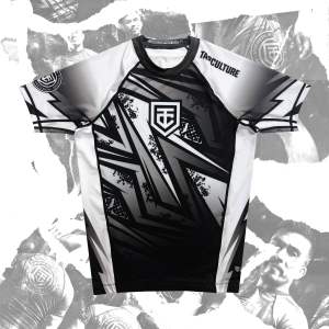 TC Comp Version 2 Short Sleeve White Rash Guard