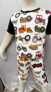 BAJU SIANG SET BUDAK LELAKI PYJAMAS BUDAK SINGLET BUDAK SIZE 2-6 BRAND NF BAJU BUDAK PEREMPUAN BAJU TIDUR BUDAK
