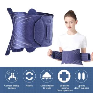 VTTO Adjustable Lumbar Correction Belt Back Support Brace Spine Stretching Pain Relief Rehabilitation Physiotherapy Devices