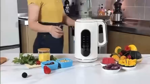 【IREMMO】1.2L soya maker machine  blender machine  juicer machine baby food processor  soy milk maker machine Large LED screen豆浆机 破壁机1.2L BY-D104