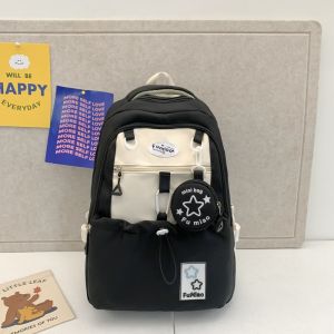 OUDENGPAI | Túi đeo vai dung tích lớn chống thấm nước cho nữ sinh trung học cơ sở và trung học phổ thông Túi đeo vai phong cách ngọt ngào