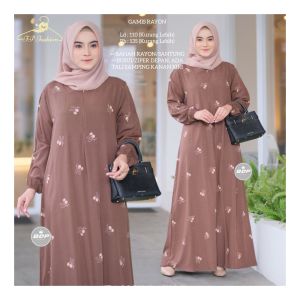 NEW SET BUNGA GAMIS TERBARU SET HIJAB SEGI 4 TERBARU BEST SELER GAMIS SYARI KEKINIAN