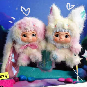 Wakuku Fox&Bunny Trickor Treat Blind Box Linda Action Character Wakuku Mystery Box Fox Bunny Anime Keychain Doll Bag Surprise To