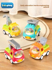 LALAPLAY | Music Engineering Car Boys Toy Inertial Car Educational Toy