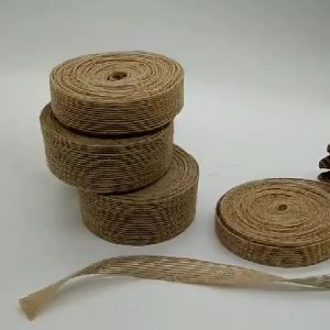 10yards 10mm-38mm Natural Vintage Jute Burlap Ribbon For Weddings Belt Strap Floristry Party Christmas Decoration DIY Gift Packi