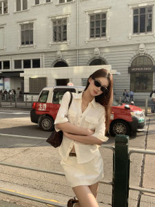 Summer French Style Nice Fitting Short Shirt