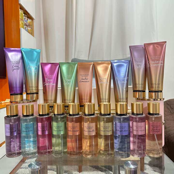 Victoria's Secret Pure Seduction Shimmer Bundle Fragrance Mist and  Fragrance Lotion