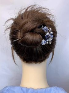 New Chinese Style Simple Pearl Hairpin Womens New Model Bun Hairpin U-shaped Hair Comb Elegantly Styling Hair Tool