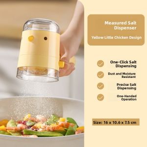 MAGIC KITCHEN | Salt Control Container with Moisture-Proof Sealing