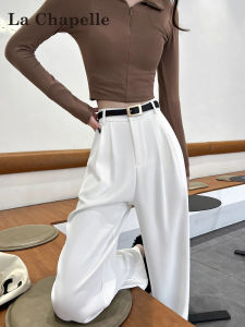 La Chapelle | High Waist Slim Straight Leg Pants