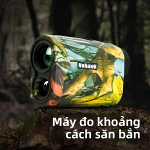 Nohawk | Máy Đo Khoảng Cách Bằng Laser Đa Chức Năng NOHAWK 1200m Zoom 6X Dành Cho Thợ Săn Với Chế Độ Khoảng cách/Góc/Tốc độ/CL/FA/Chế Độ Chơi Golf Kính Thiên Văn Săn Bắn Mini
