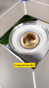 Lắp Cống Ngăn Mùi Hôi  Nắp Đậy Cống Thoát Nước Sàn Nhà Tắm Chống Mùi Hôi Chống Côn Trùng Bằng Đồng